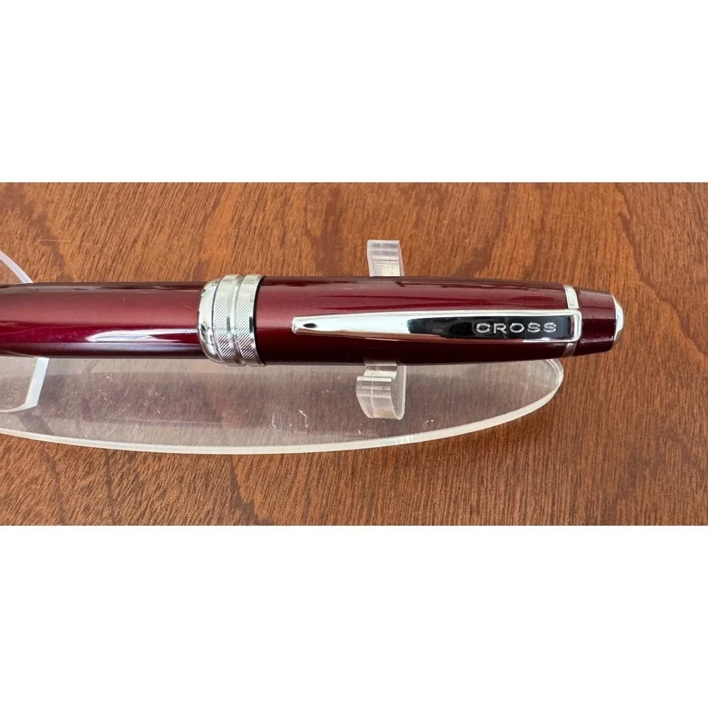Cross Bailey Red Lacquer with Chrome Trim Rollerball Pen